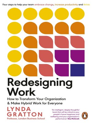 cover image of Redesigning Work